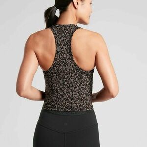 Athleta Black and Pink Athletic Tank